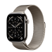 Apple Watch Series 11 GPS + Cellular 46mm Natural Titanium Case з Natural Milanese Loop - M/L (MFD04)