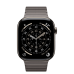 Apple Watch Series 11 GPS + Cellular 46mm Natural Titanium Case with Slate Link Bracelet (MFAY4+MXMK3)