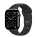 Apple Watch Series 11 GPS + Cellular 46mm Slate Titanium Case with Black Sport Band - XL (MFC14+MXM53)