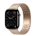 Apple Watch Series 11 GPS + Cellular 46mm Slate Titanium Case з Gold Link Bracelet (MFC14+MXMH3)