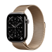 Apple Watch Series 11 GPS + Cellular 46mm Slate Titanium Case з Gold Milanese Loop - S/M (MFC14+MGJ44)