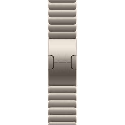 Apple Watch Series 11 GPS + Cellular 46mm Slate Titanium Case with Natural Link Bracelet (MFC14+MXMF3)