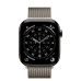 Apple Watch Series 11 GPS + Cellular 46mm Slate Titanium Case with Natural Milanese Loop - S/M (MFC14+MGJ24)
