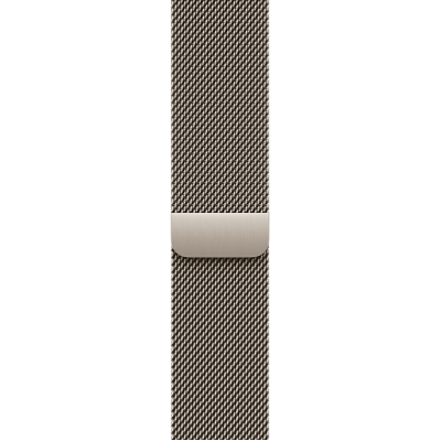 Apple Watch Series 11 GPS + Cellular 46mm Slate Titanium Case with Natural Milanese Loop - S/M (MFC14+MGJ24)
