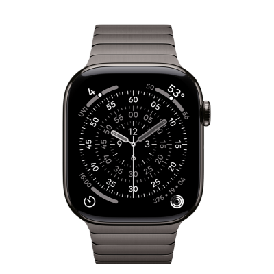 Apple Watch Series 11 GPS + Cellular 46mm Slate Titanium Case with Slate Link Bracelet (MFC14+MXMK3)