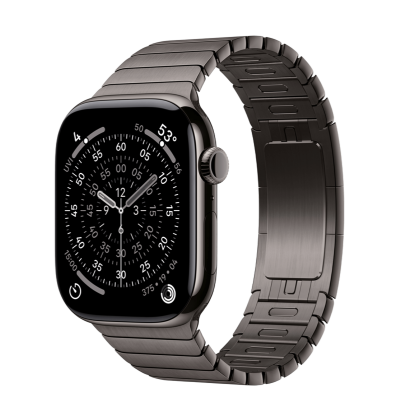 Apple Watch Series 11 GPS + Cellular 46mm Slate Titanium Case with Slate Link Bracelet (MFC14+MXMK3)