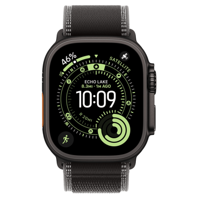 Apple Watch Ultra 3 GPS + Cellular 49mm Black Titanium Case з Black/Charcoal Trail Loop - S/M (MF1D4)