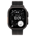 Apple Watch Ultra 3 GPS + Cellular 49mm Black Titanium Case with Black Titanium Milanese Loop - Large (MF1T4)
