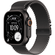 Apple Watch Ultra 3 GPS + Cellular 49mm Black Titanium Case with Black Titanium Milanese Loop - Small (MF1N4)