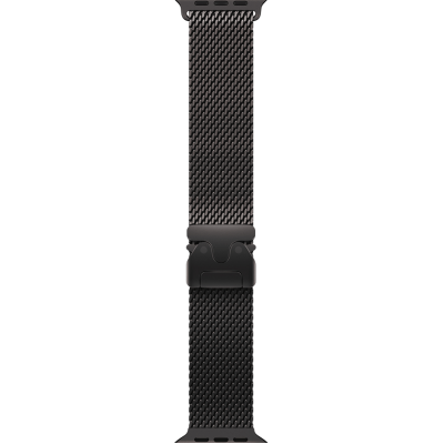 Apple Watch Ultra 3 GPS + Cellular 49mm Black Titanium Case with Black Titanium Milanese Loop - Small (MF1N4)