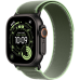 Apple Watch Ultra 3 GPS + Cellular 49mm Black Titanium Case with Green/Neon Trail Loop - S/M (MF254+MG9N4)