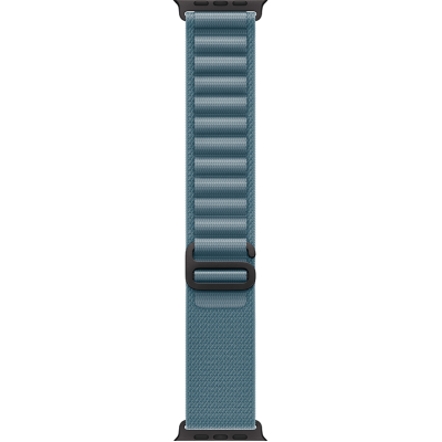 Apple Watch Ultra 3 GPS + Cellular 49mm Black Titanium Case with Light Blue Alpine Loop - Large (MF254+MG9M4)