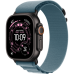 Apple Watch Ultra 3 GPS + Cellular 49mm Black Titanium Case with Light Blue Alpine Loop - Large (MF254+MG9M4)
