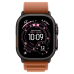 Apple Watch Ultra 3 GPS + Cellular 49mm Black Titanium Case with Terra Cotta Alpine Loop - Large (MF254+MG9F4)