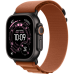 Apple Watch Ultra 3 GPS + Cellular 49mm Black Titanium Case with Terra Cotta Alpine Loop - Large (MF254+MG9F4)