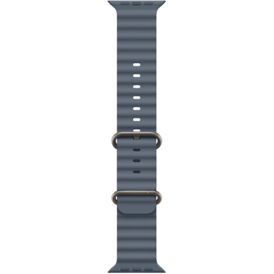 Apple Watch Ultra 3 GPS + Cellular 49mm Natural Titanium Case with Anchor Blue Ocean Band (MEWH4)
