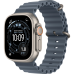 Apple Watch Ultra 3 GPS + Cellular 49mm Natural Titanium Case with Anchor Blue Ocean Band (MEWH4)