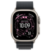 Apple Watch Ultra 3 GPS + Cellular 49mm Natural Titanium Case with Black Alpine Loop - Small (MF1V4+MFTE4)