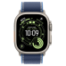 Apple Watch Ultra 3 GPS + Cellular 49mm Natural Titanium Case з Blue/Bright Blue Trail Loop - M/L (MEWU4)