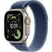 Apple Watch Ultra 3 GPS + Cellular 49mm Natural Titanium Case з Blue/Bright Blue Trail Loop - M/L (MEWU4)