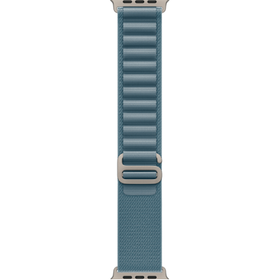 Apple Watch Ultra 3 GPS + Cellular 49mm Natural Titanium Case with Light Blue Alpine Loop - Large (MEWP4)