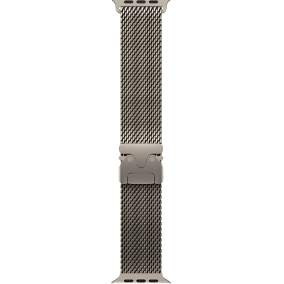 Apple Watch Ultra 3 GPS + Cellular 49mm Natural Titanium Case with Natural Titanium Milanese Loop - Large (MF0E4)