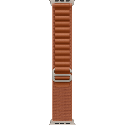 Apple Watch Ultra 3 GPS + Cellular 49mm Natural Titanium Case з Terra Cotta Alpine Loop - Large (MF1V4+MFTD4)