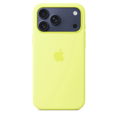 Чeхол Apple iPhone 17 Pro Max Silicone Case with MagSafe - Neon Yellow (MGFM4)