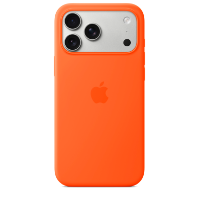 Чехол Apple iPhone 17 Pro Silicone Case with MagSafe - Orange (MGFE4)