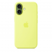 Чехол Apple iPhone 17 Silicone Case with MagSafe - Neon Yellow (MGEV4)