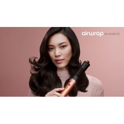 Мультистайлер-фен Dyson Airwrap Co-anda2x Multi-styler & Dryer Straight+Wavy - Red Velvet/Gold (176955-01) EU