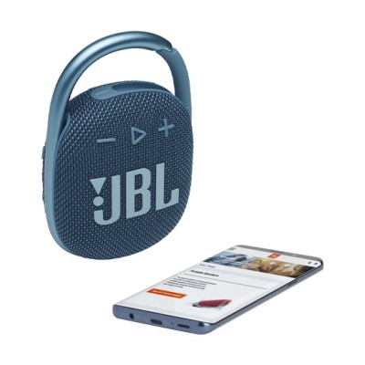 Портативная акустика JBL Clip 4 Blue (JBLCLIP4BLU)