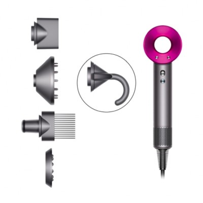 Фен Dyson HD07 Supersonic Iron/Fuchsia (386732-01, 387929-20-02, 386735-01)