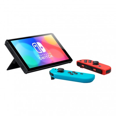 Ігрова консоль Nintendo Switch OLED with Neon Blue and Neon Red Joy-Con (045496453442)