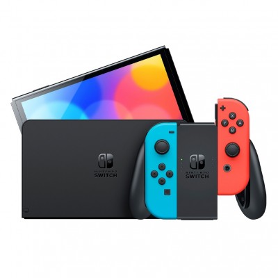 Ігрова консоль Nintendo Switch OLED with Neon Blue and Neon Red Joy-Con (045496453442)