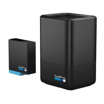 Зарядное устройство для двух аккумуляторных батарей HERO8 GoPro Dual Battery Charger + Battery (AJDBD-001-EU)