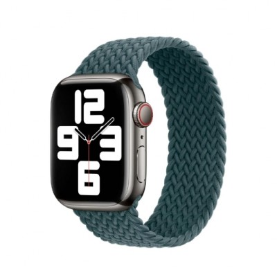 Apple Watch Braided Solo Loop 38мм/40мм/41мм Rainforest - Size 5 (MP903)