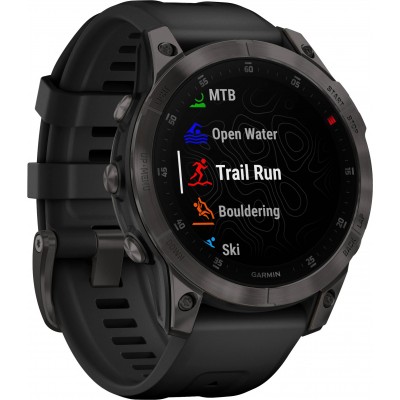Смарт-годинник Garmin Epix (Gen 2) Sapphire - Black Titanium (010-02582-10/11)