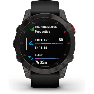Смарт-годинник Garmin Epix (Gen 2) Sapphire - Black Titanium (010-02582-10/11)