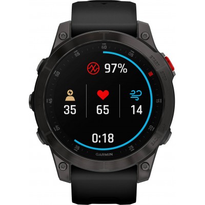 Смарт-годинник Garmin Epix (Gen 2) Sapphire - Black Titanium (010-02582-10/11)