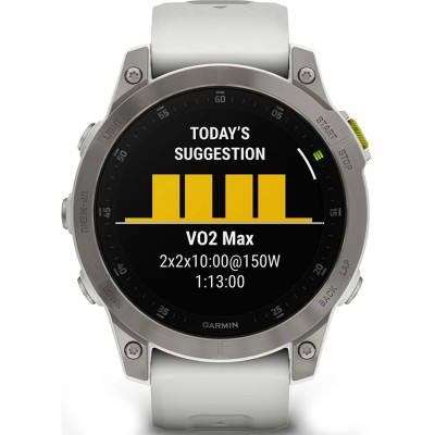 Смарт-часы Garmin Epix (Gen 2) Sapphire - White Titanium (010-02582-20/21)