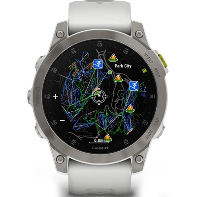 Смарт-часы Garmin Epix (Gen 2) Sapphire - White Titanium (010-02582-20/21)