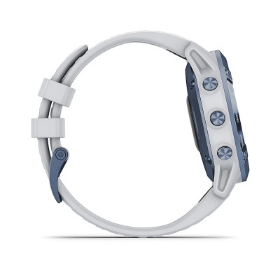 Смарт-часы Garmin Fenix 6 Pro Solar Edition Mineral Blue with Whitestone Band (010-02410-19/010-02410-18)
