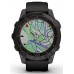 Смарт-часы Garmin Fenix 7 Sapphire Solar Carbon Gray DLC Titanium with Black Band (010-02540-20, 010-02540-21)