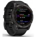 Смарт-часы Garmin Fenix 7 Sapphire Solar Carbon Gray DLC Titanium with Black Band (010-02540-20, 010-02540-21)