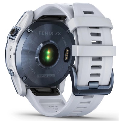 Смарт-часы Garmin Fenix 7X Sapphire Solar Mineral Blue DLC Titanium with Whitestone Band (010-02541-14/15)