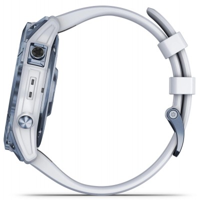 Смарт-часы Garmin Fenix 7X Sapphire Solar Mineral Blue DLC Titanium with Whitestone Band (010-02541-14/15)