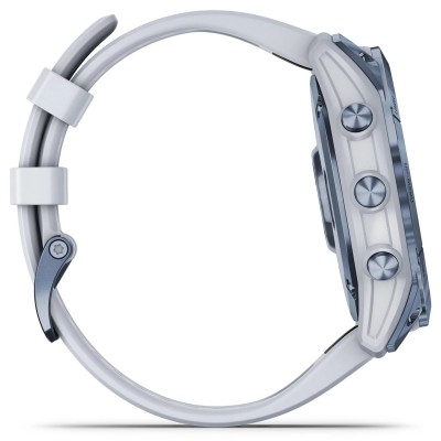 Смарт-часы Garmin Fenix 7X Sapphire Solar Mineral Blue DLC Titanium with Whitestone Band (010-02541-14/15)