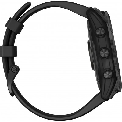 Смарт-часы Garmin Fenix 7X Sapphire Solar Black DLC Titanium with Black Band (010-02541-22/23)