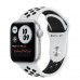 Apple Watch SE Nike GPS 40mm Silver Aluminum Case with Pure Platinum / Black Nike Sport Band (MYYD2)